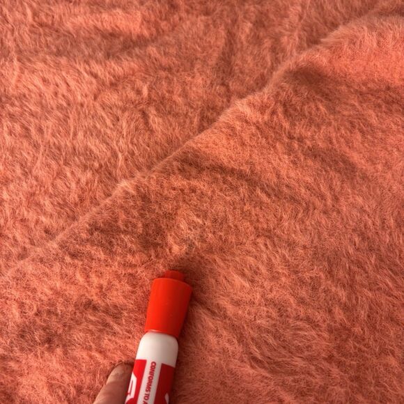 Chico's Womens 2 / L Sweater Puff Sleeve Eyelash Crewneck Pullover Soft Fuzzy - Picture 5 of 7